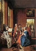 HOREMANS, Jan Jozef II Concert in an Interior china oil painting reproduction